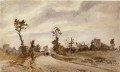 Camino a Saint Germain Louveciennes 1871 Camille Pissarro paisaje